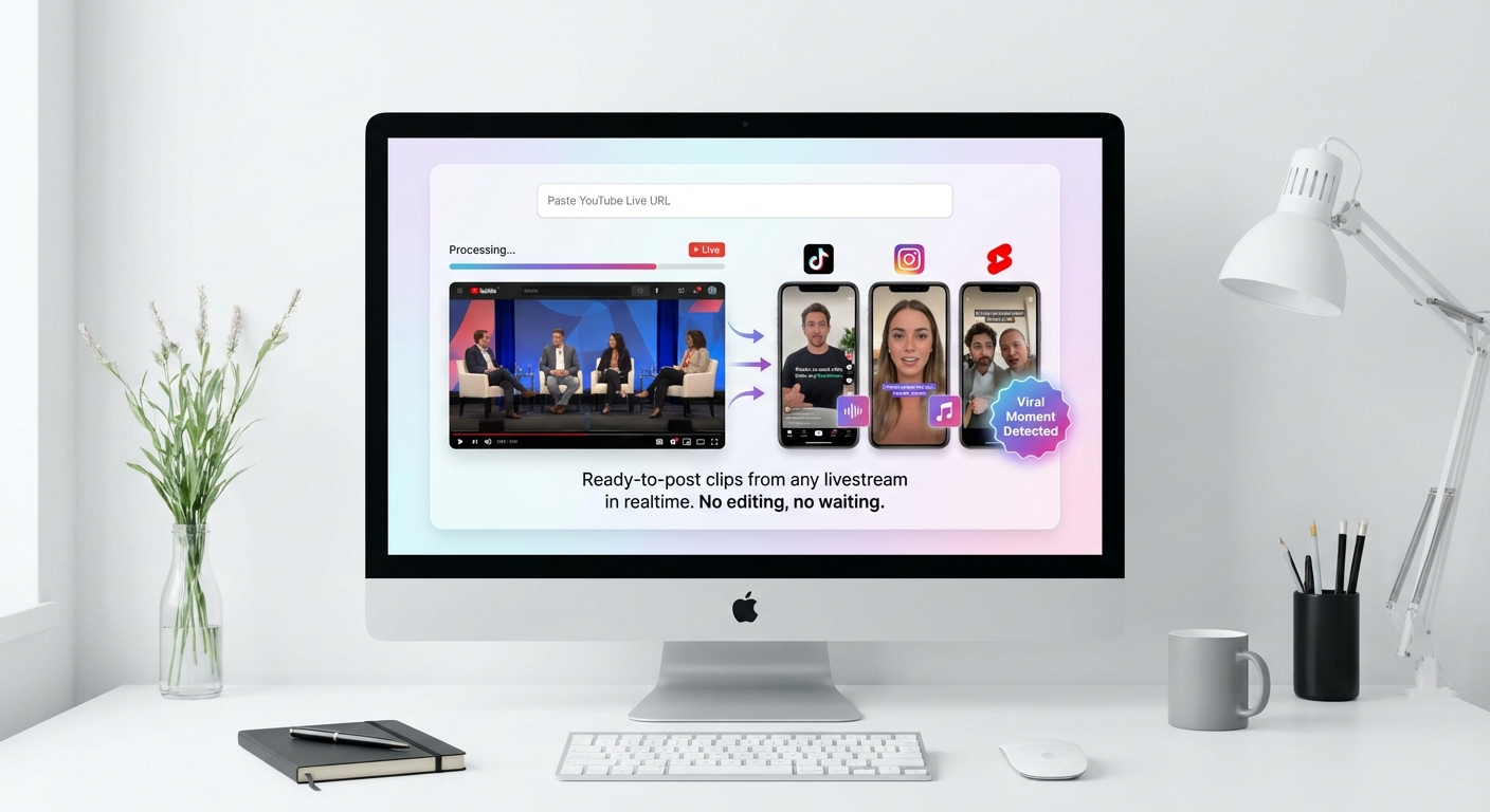 Turn podcasts, gaming streams, and long videos into viral clips with Cliphi